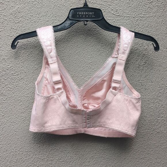 Playtex 4693 18 Hour Comfort Gel Strap Rose Bra Pink 38D - Picture 7 of 9